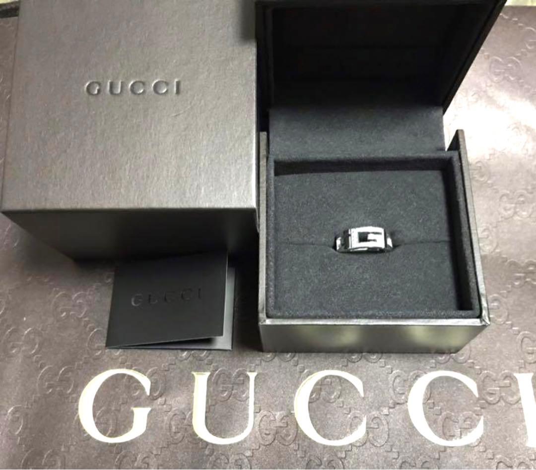 ♡極美品♡GUCCI グッチ ダイヤモンド リング G 指輪 グッチ GUCCI（グッチ） リング ダイヤ ダイヤモンド GGランニング 11号 K18YG