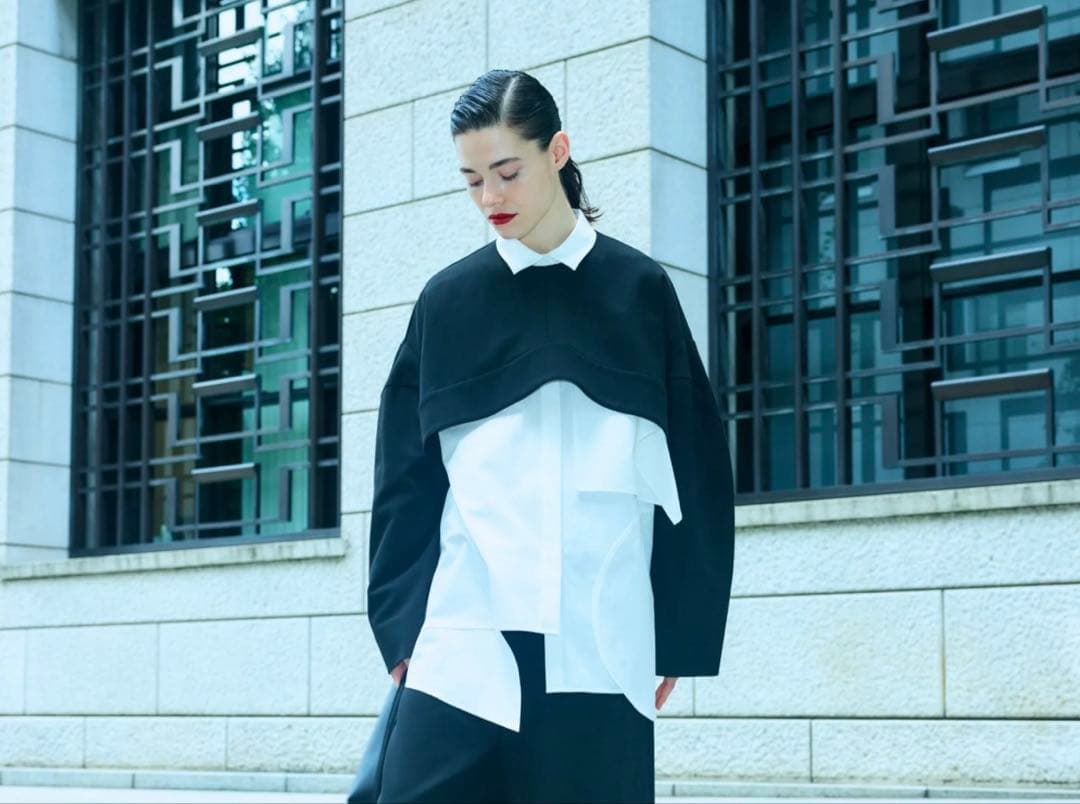 ENFOLD クロップドプルオーバー