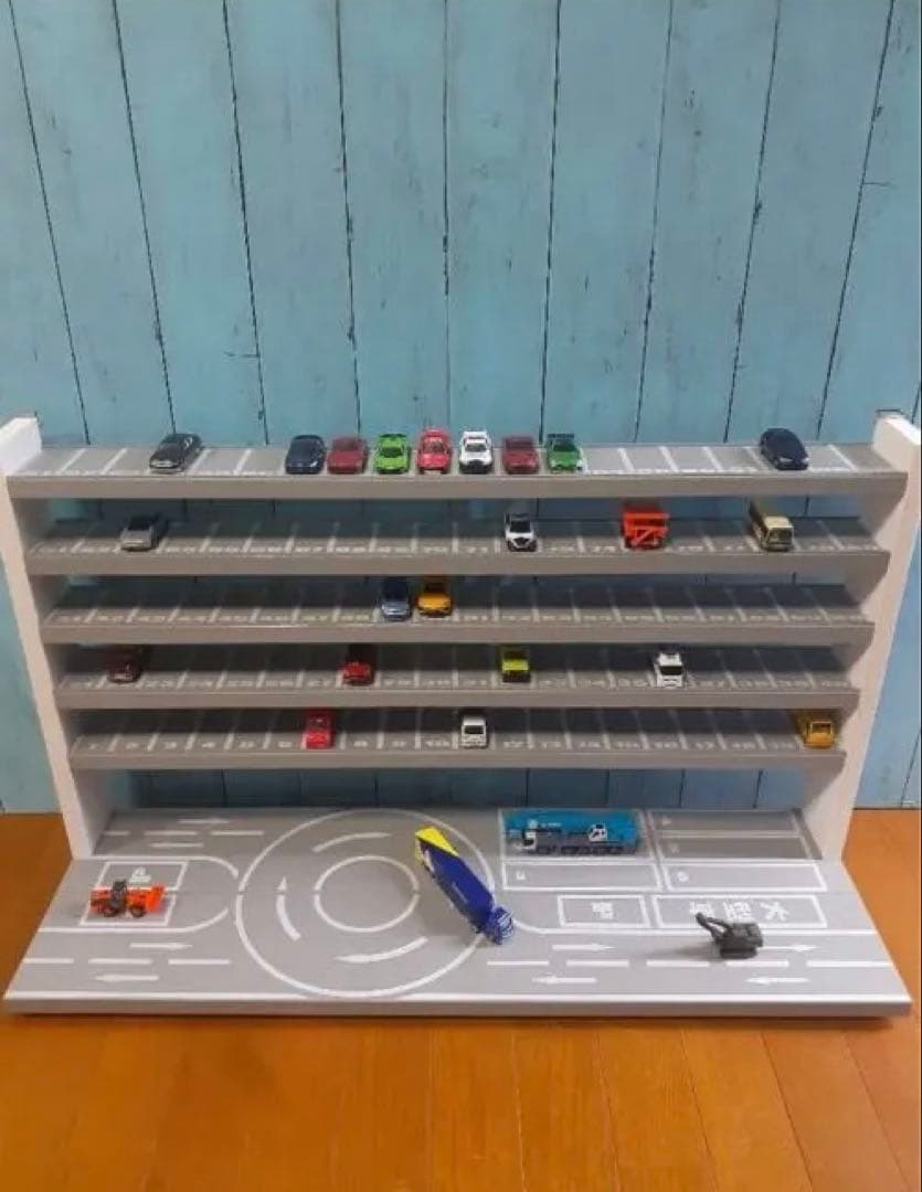 6段78センチ巾１枚板プラレール1段金具付属仕様