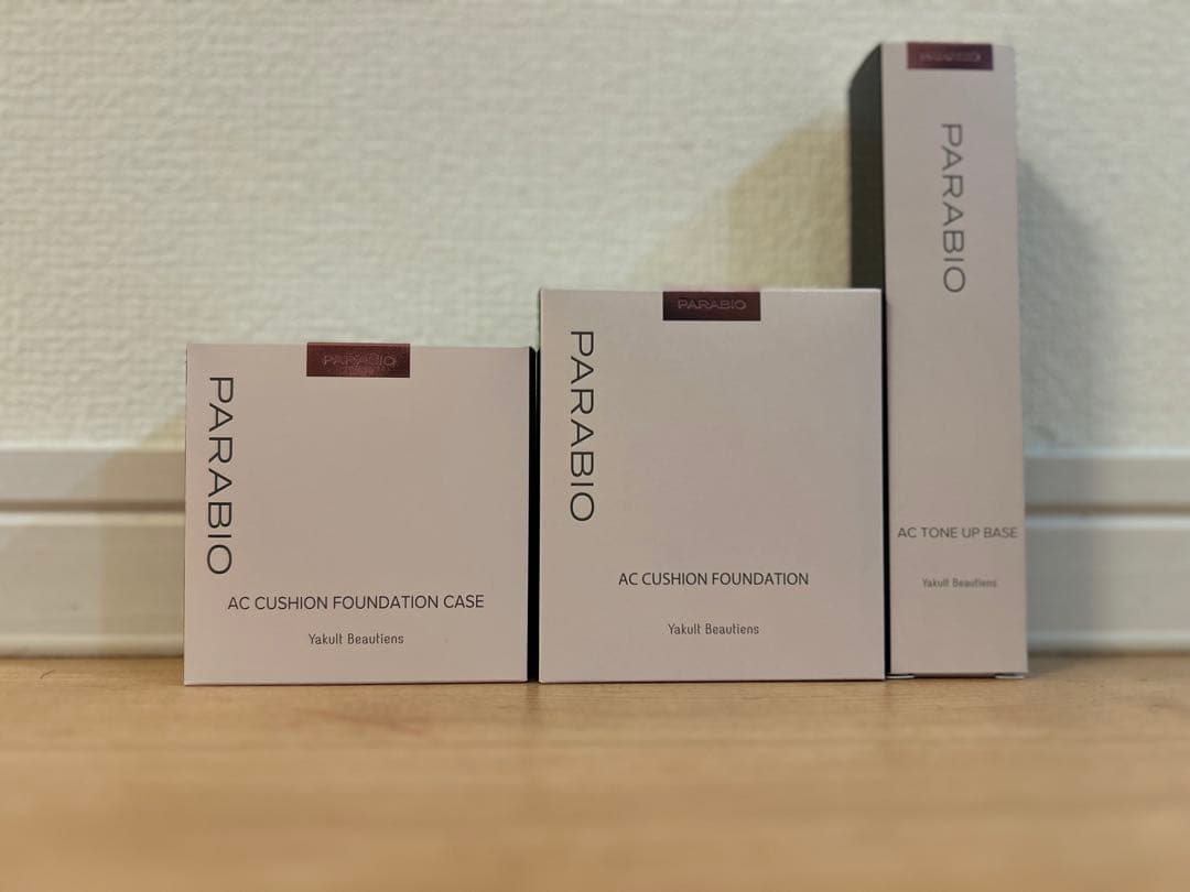 パラビオ　ACトーンアップベース　ファンデーション　　ケース　3点セット