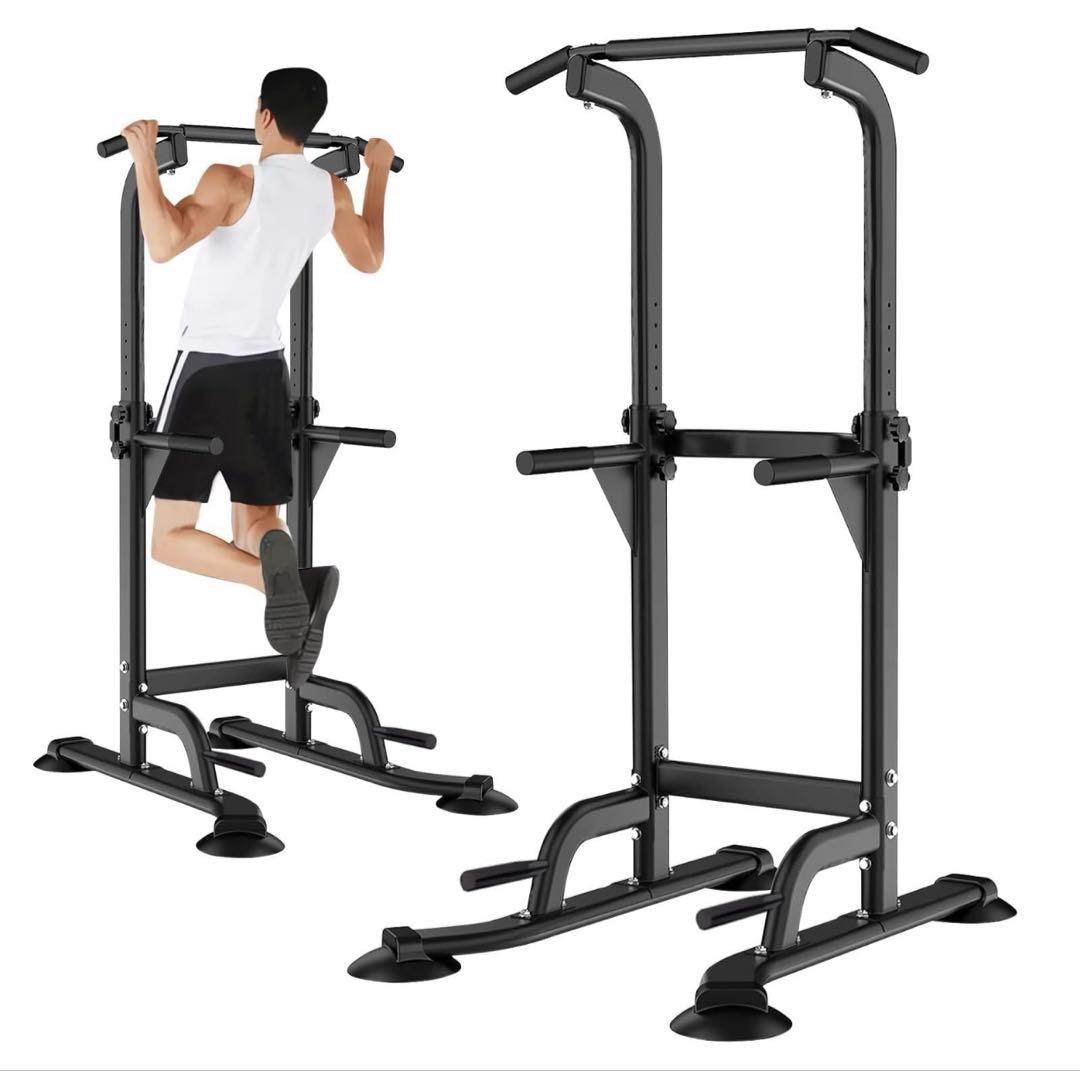 懸垂マシン コンパクト/10段調節/耐荷重150kg チンニングスタンド