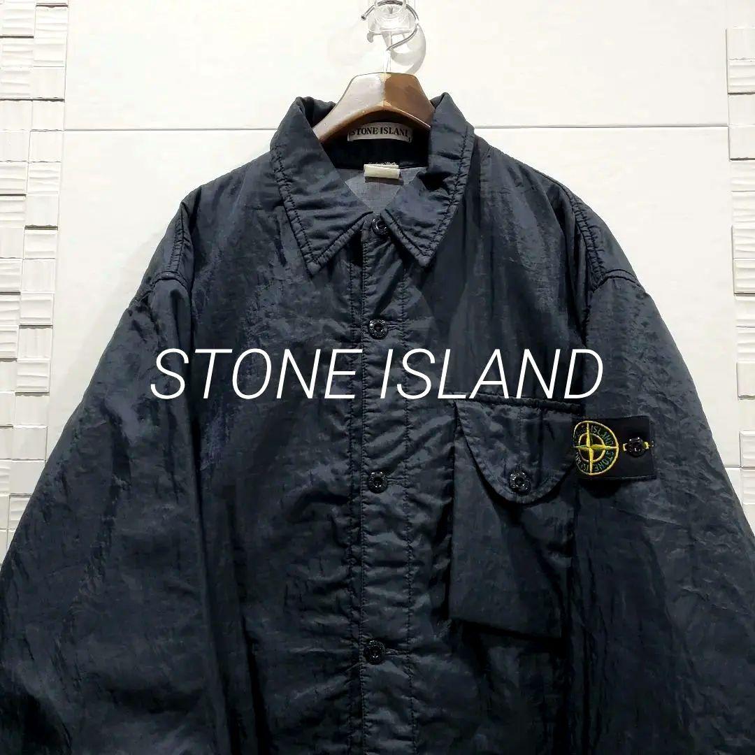 【ヴィンテージ、L相当】ストーンアイランド ガーメントダイ ナイロンジャケット