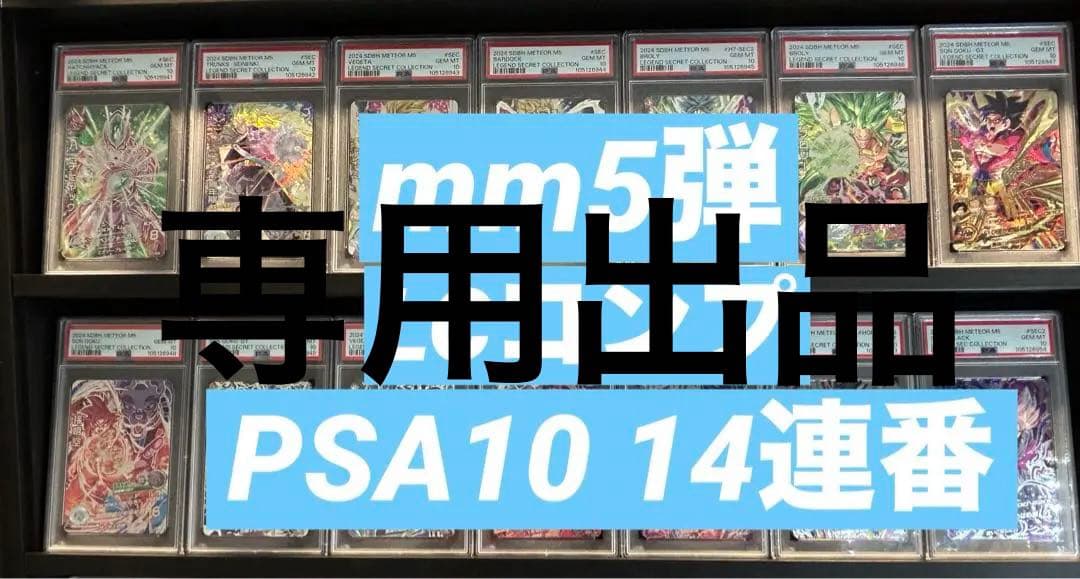 mm5弾　LCコンプリート　PSA10 14連番　ベジットPSAセット
