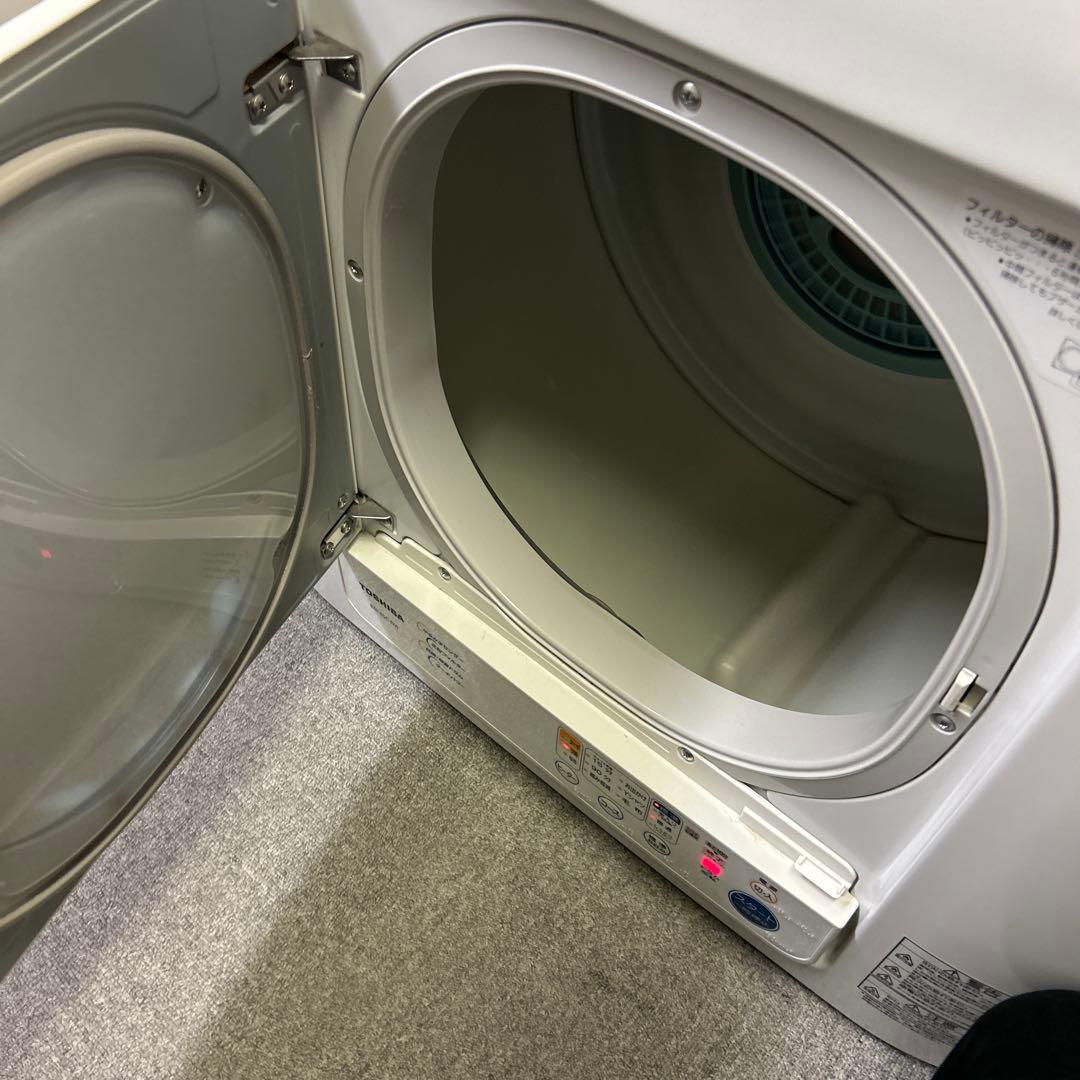 衣類乾燥機 4.5kg 東芝ピュアホワイト ED-45C　2019年