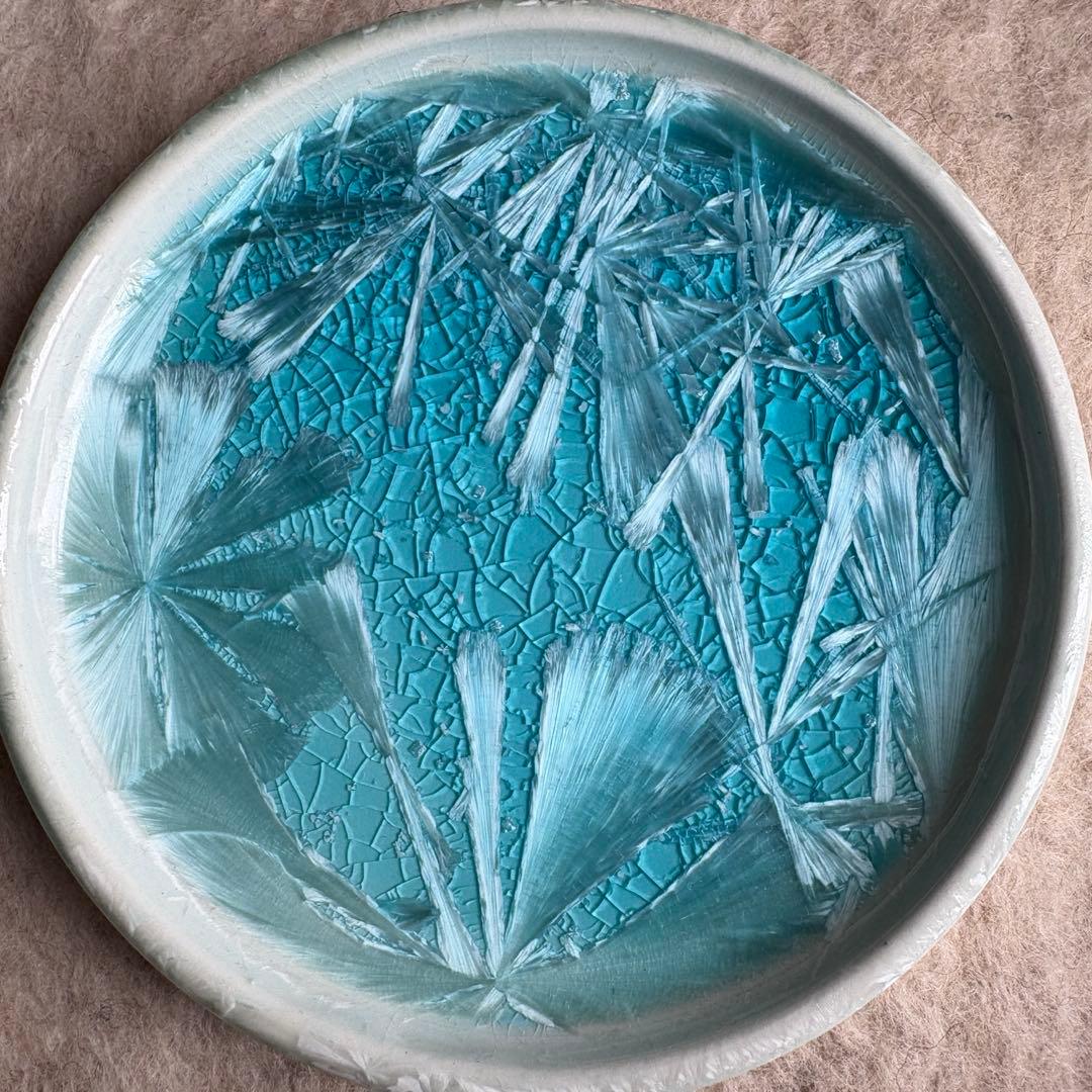 フランス作家 Jean Pierre Kohut 結晶釉 プレート - メルカリ