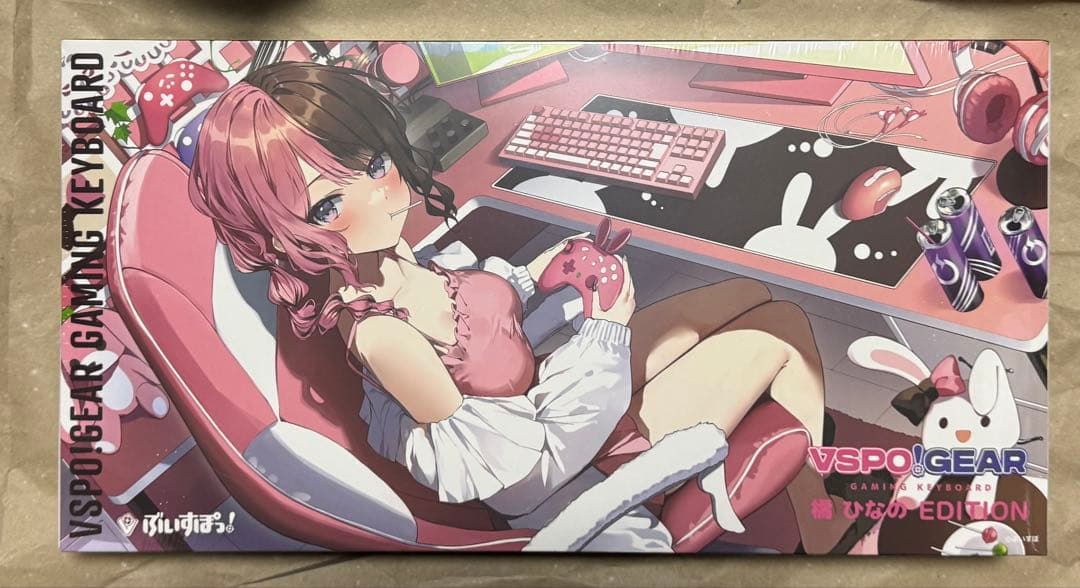ぶいすぽ　VSPO! GEAR　ゲーミングキーボード　橘ひなの Edition VSPO! GEAR ゲーミングキーボード