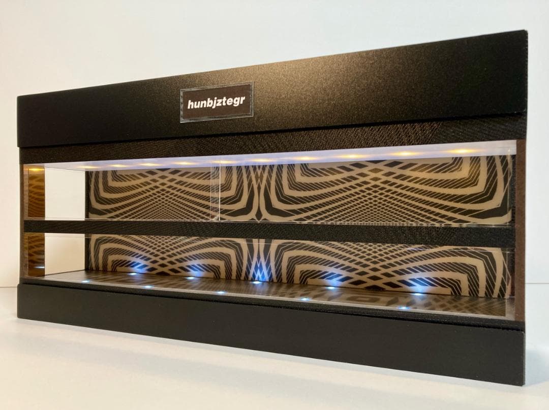 1/64展示20台可能・BRシンメトリー・2層式ディスプレーBOX/ネオ