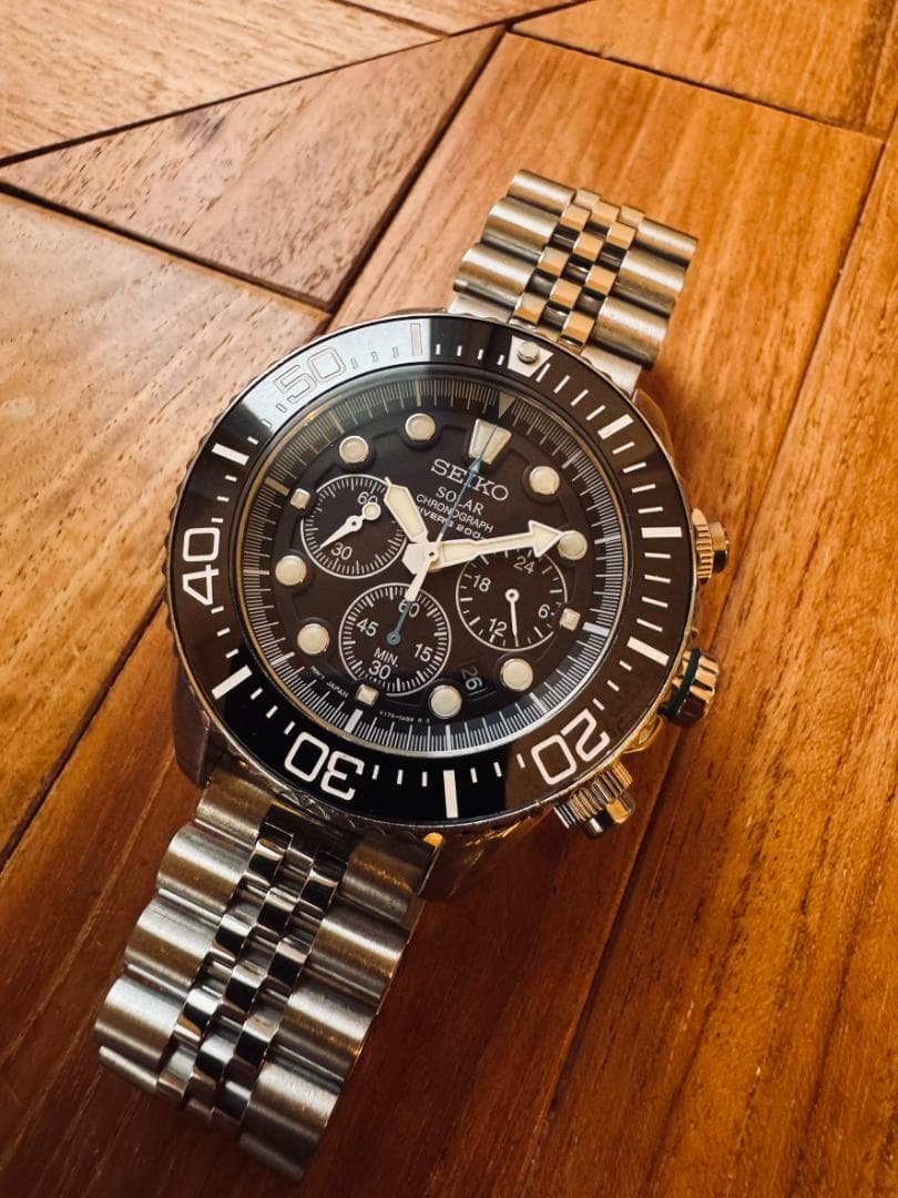 SEIKO V175-0AD0 セイコー ソーラー ジュビリー クロノグラフ - メルカリ