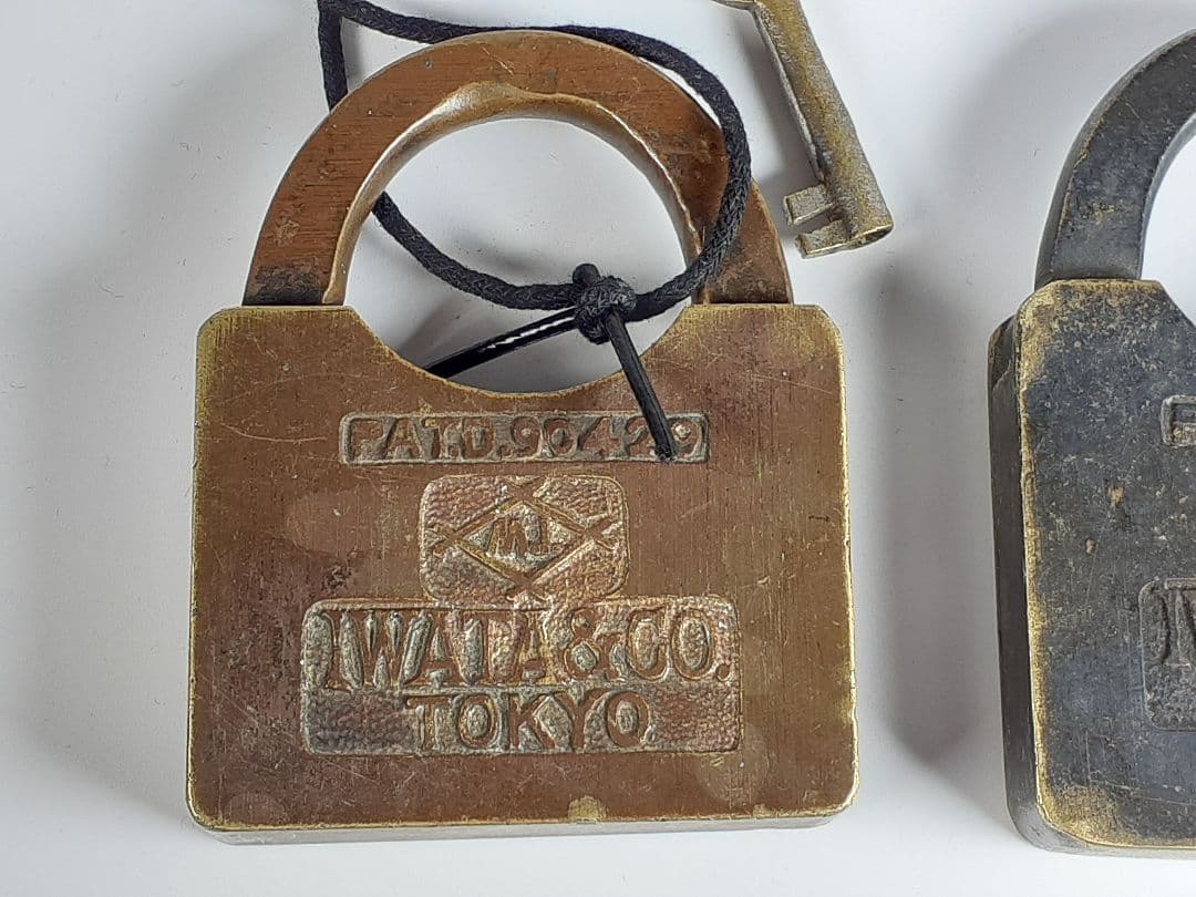 鉄道 錠前 3点 IWATA&CO.TOKYO 南京錠 岩田製 国鉄