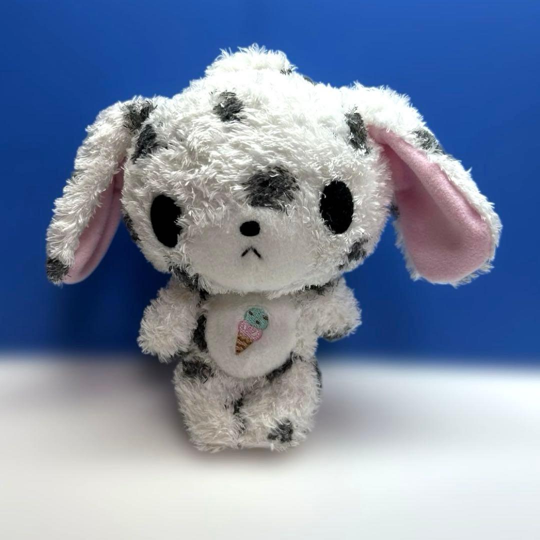 サンリオ　シュガーバニーズぶちうさアイスクリーム刺繍入りぬいぐるみ2006年レア