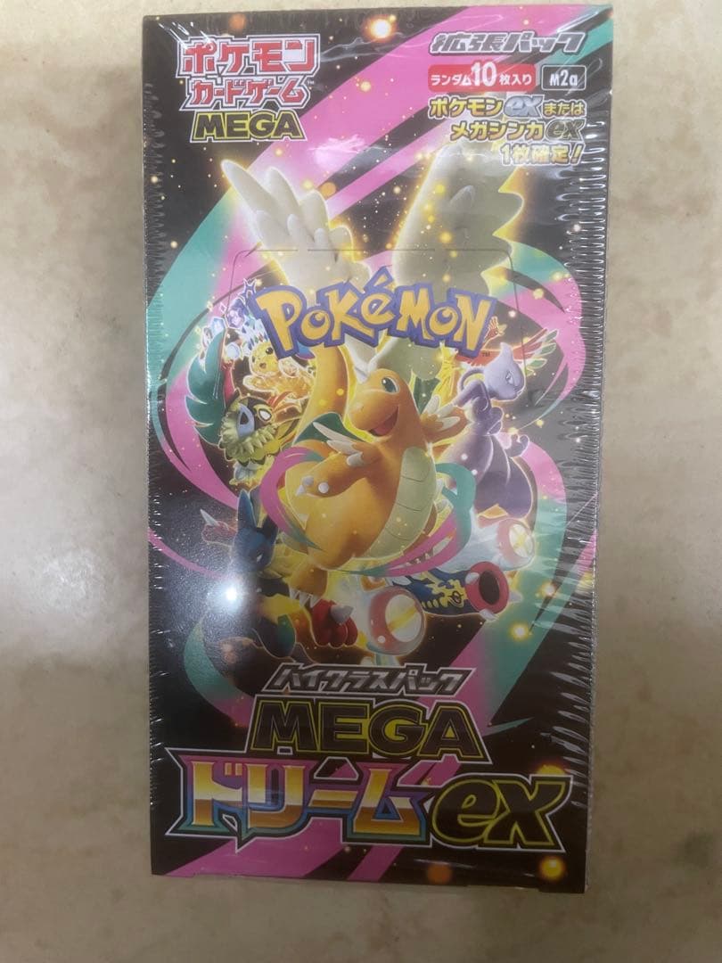 即購入可。ポケモンカード MEGAドリームex 1BOX シュリンク付き未開封