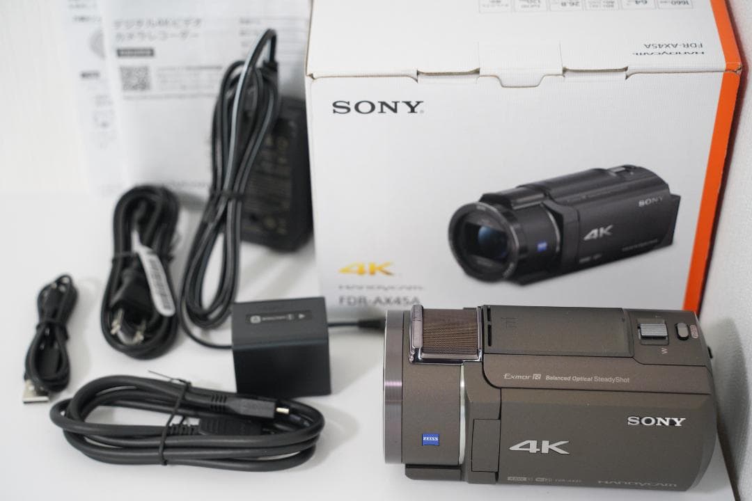 ソニー SONY HANDYCAM FDR-AX45A デジタル4Kビデオカメラ