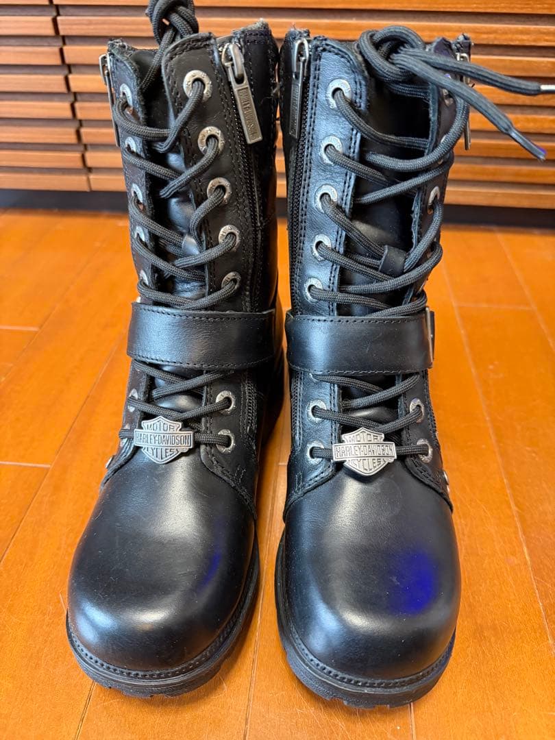 Harley-Davidson ブラックエンジニアブーツ