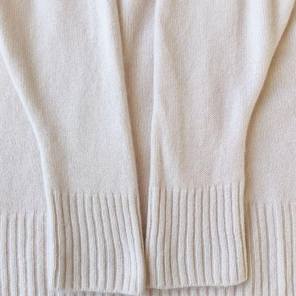 ハウスオブロータス】定価5.2万 カシミヤVネックチュニックニット