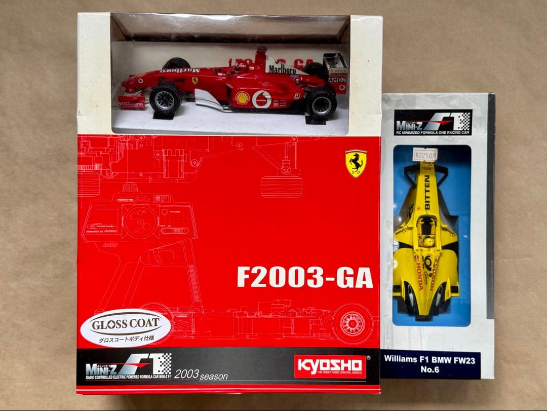 フ*ん様 京商 ミニッツF-1 フェラーリ F2003-GA ジョーダン スペア