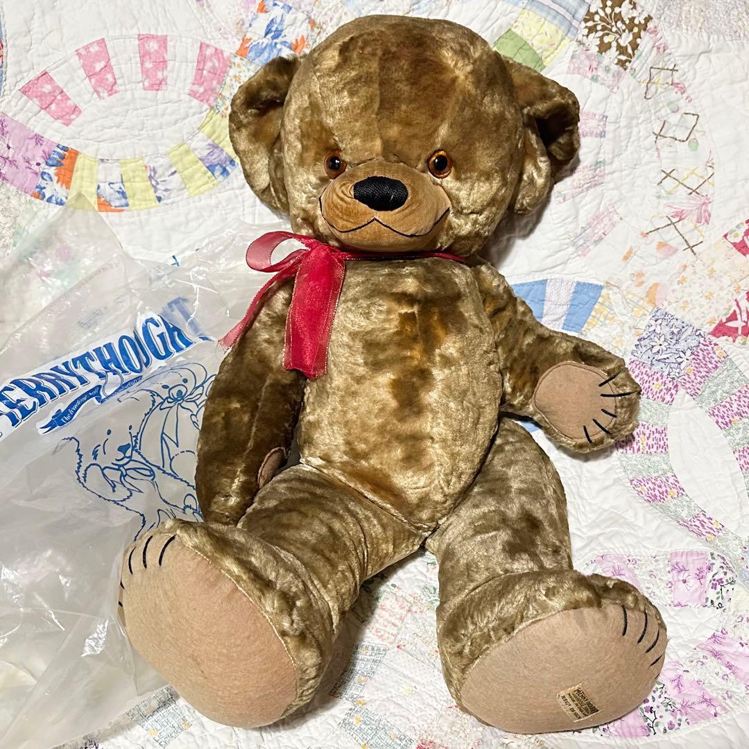 超希少 ミントコンディション メリーソート ヴィンテージ チーキー アンティーク 1960年代 メリーソート社 大きなチーキー 60cm tb-41 - アンティーク