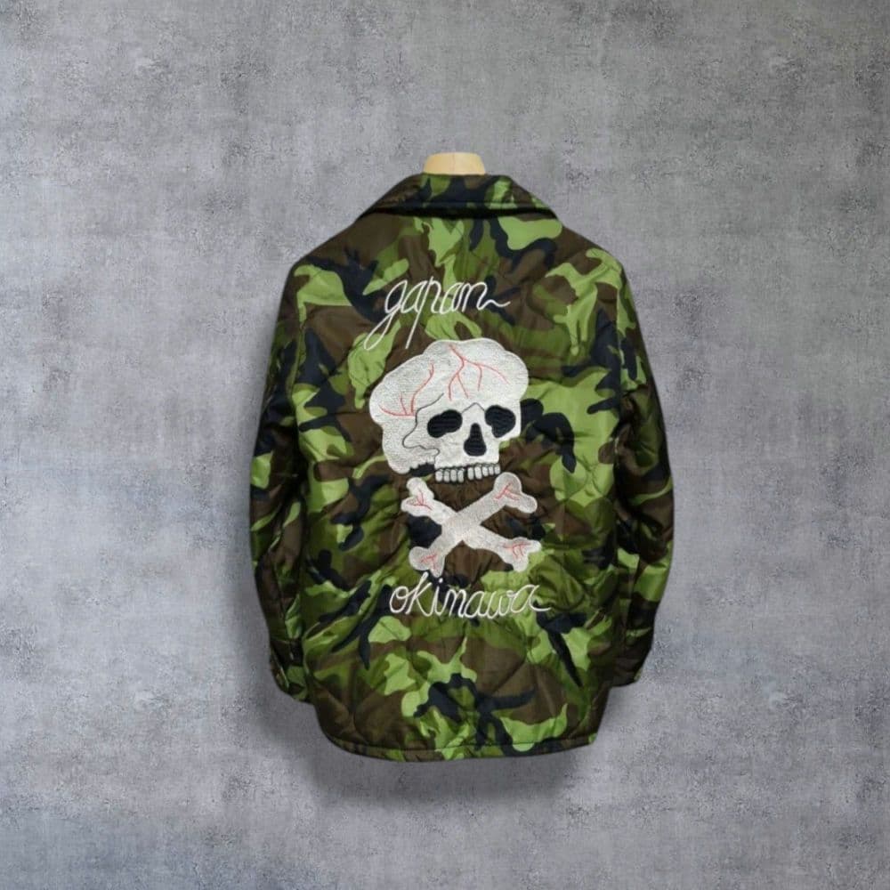 和彫りのジミー☠ベトジャンキルティングジャケット☠ギャングキング