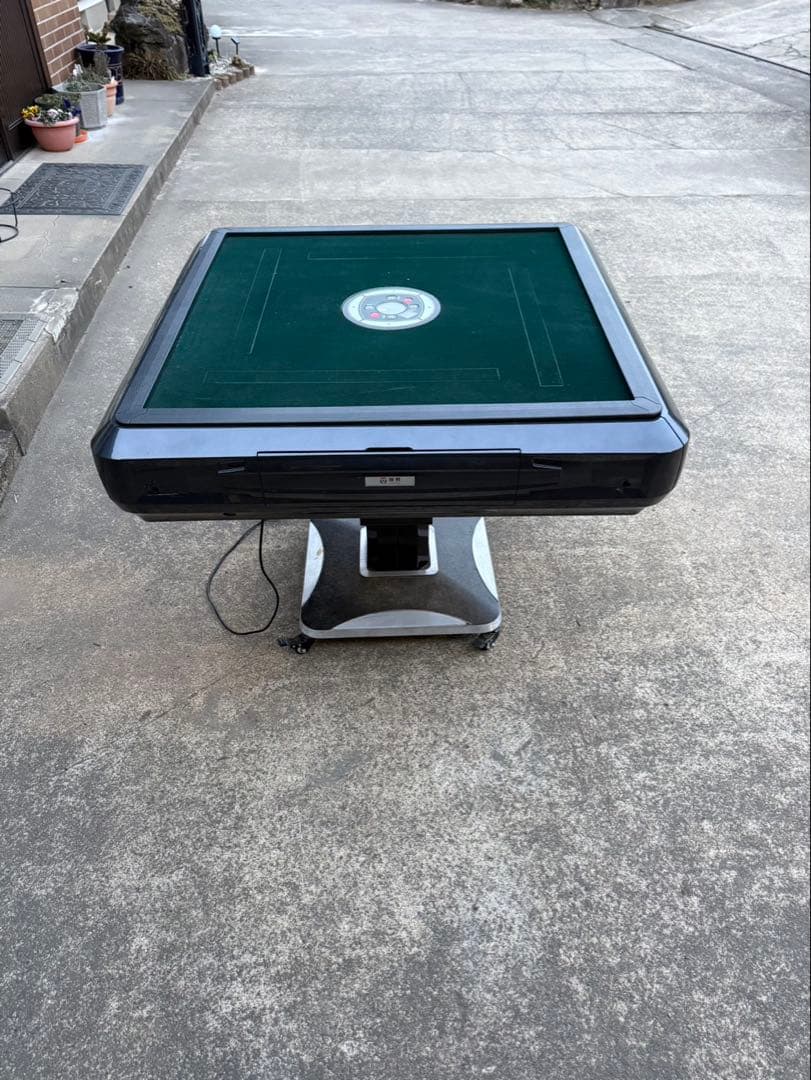 電子麻雀卓 大型 黒 楽天市場】全自動麻雀卓 折りたたみ 四角サイコロパネル マージャン卓