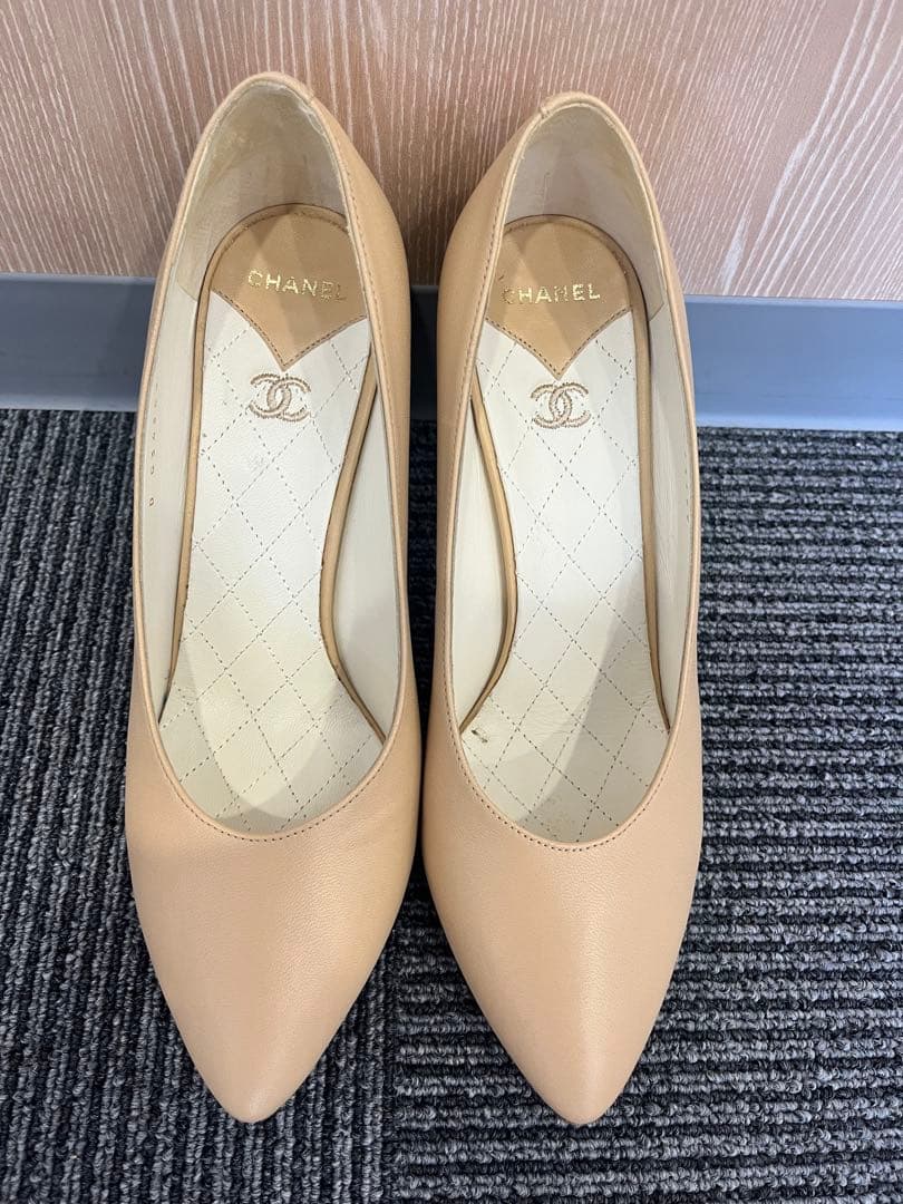 【なお】CHANEL シャネル ハイヒール パンプス 37C【箱付き】