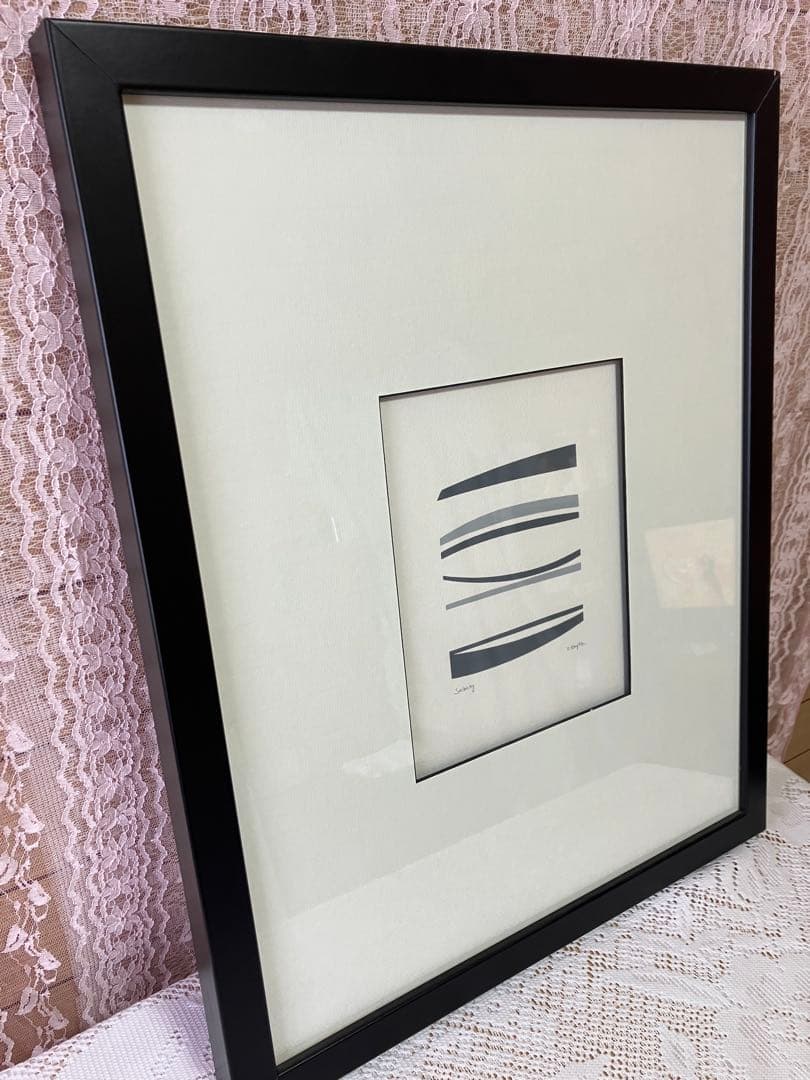 デニス・デュプロック アートパネル アートフレーム付 壁掛け用 シルク