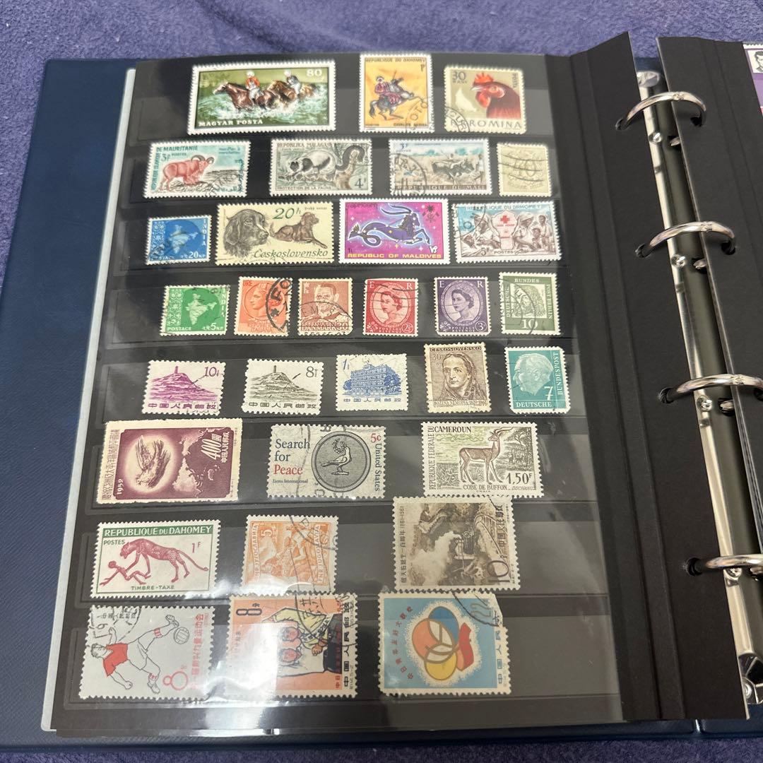 海外切手　使用済み