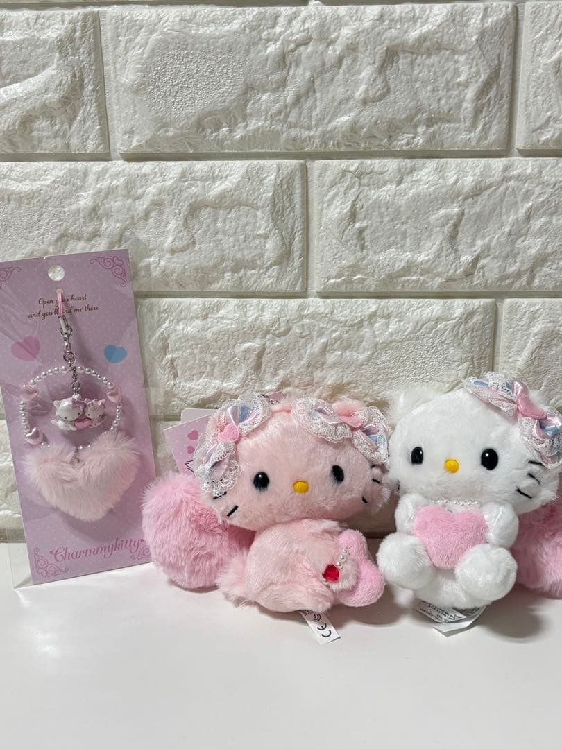 サンリオ チャーミーキティ＆ハニーキュート マスコット＋ストラップ 3