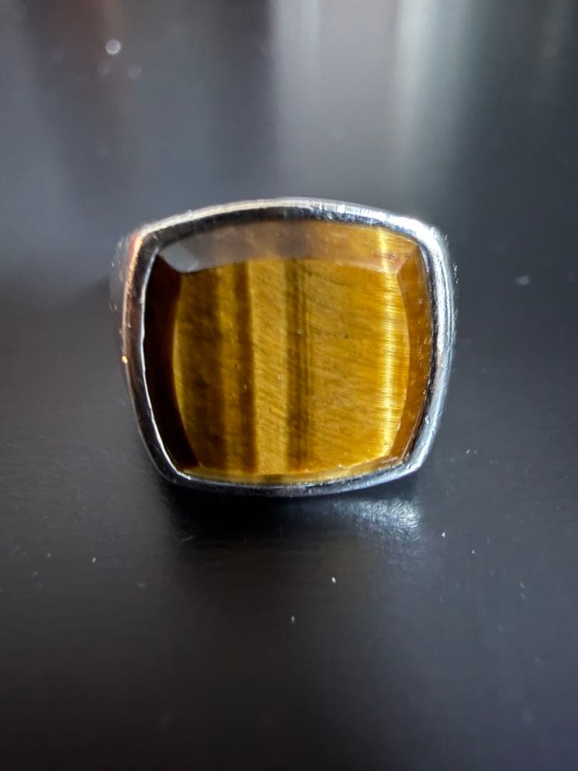 Tom Woodトムウッド タイガーアイ リング シルバー925 EU50