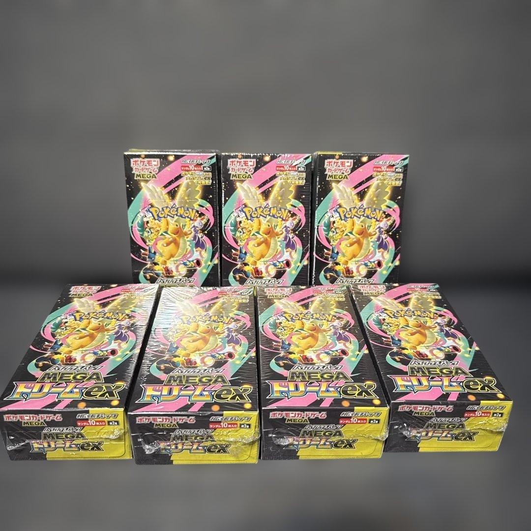 MEGAドリームex シュリンク付き　7BOX 新品未開封　ポケカ MEGAドリームex 新品未開封 シュリンク付き BOX ポケモンカード