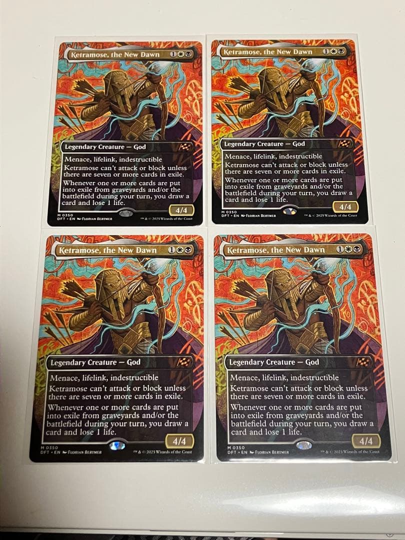 MTG 新たな夜明け、ケトラモーズ　英　ボーダーレス　4枚