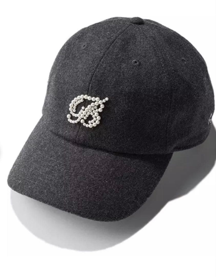 新品 MADISONBLUE マディソンブルー CAP PEARL グレー