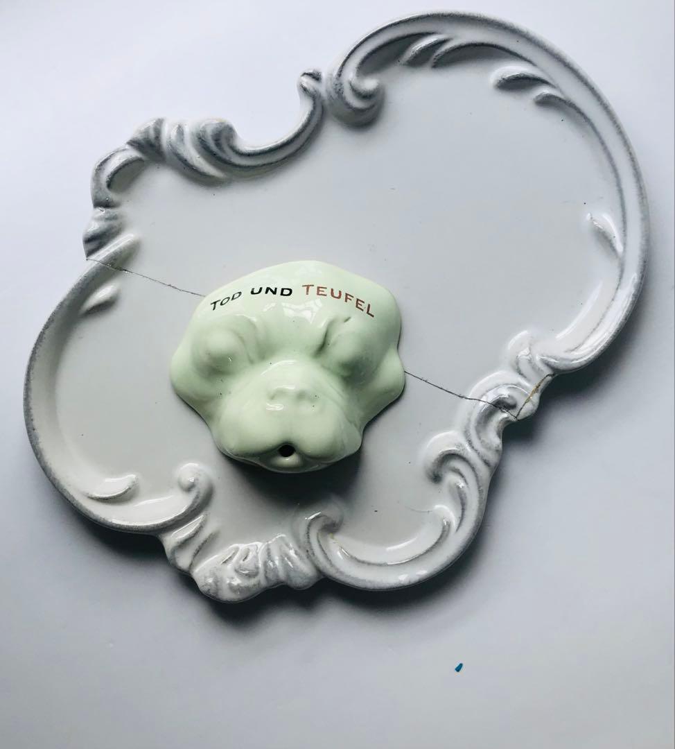 希少クーンケラミックKuhnKeramikインセンスホルダーアスティエ　ドッグ