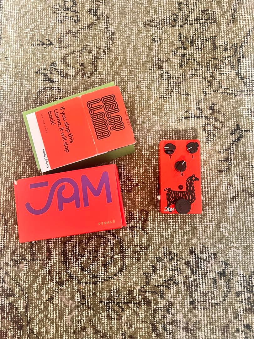 【JAM pedals】 Delay Llama Mk.2 チリビーンズ