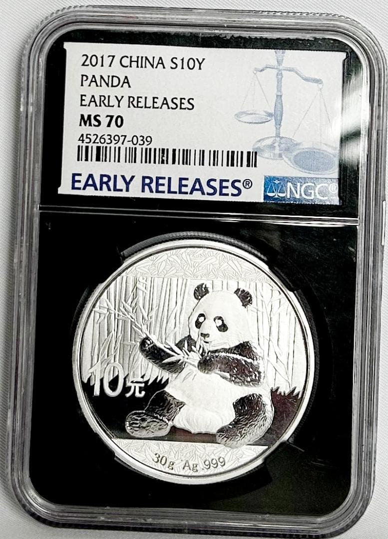 2017年中国パンダシルバーNGCMS70 30ｇ 4526397-039 楽天市場】即納・追跡可 新品未使用 2017 中国 パンダ銀貨 30グラム