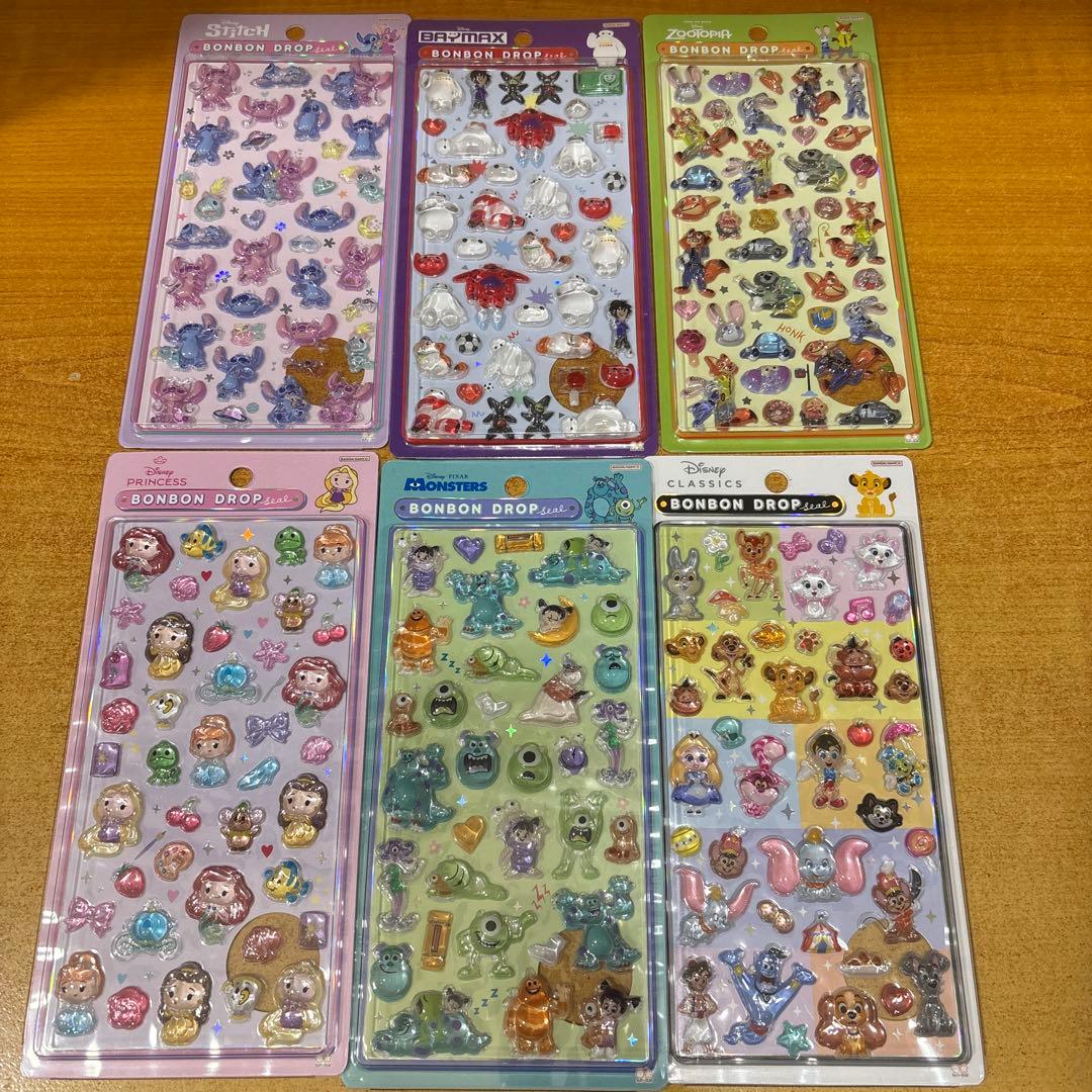 ボンボンドロップシール　ディズニー　国内正規品　セット