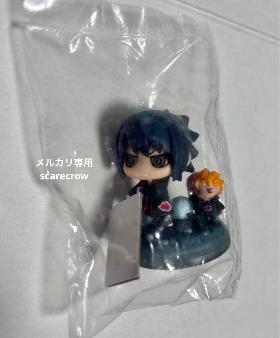 【未開封】NARUTO疾風伝 ぷちきゃららんど ちみメガ うちはサスケ＆鷹