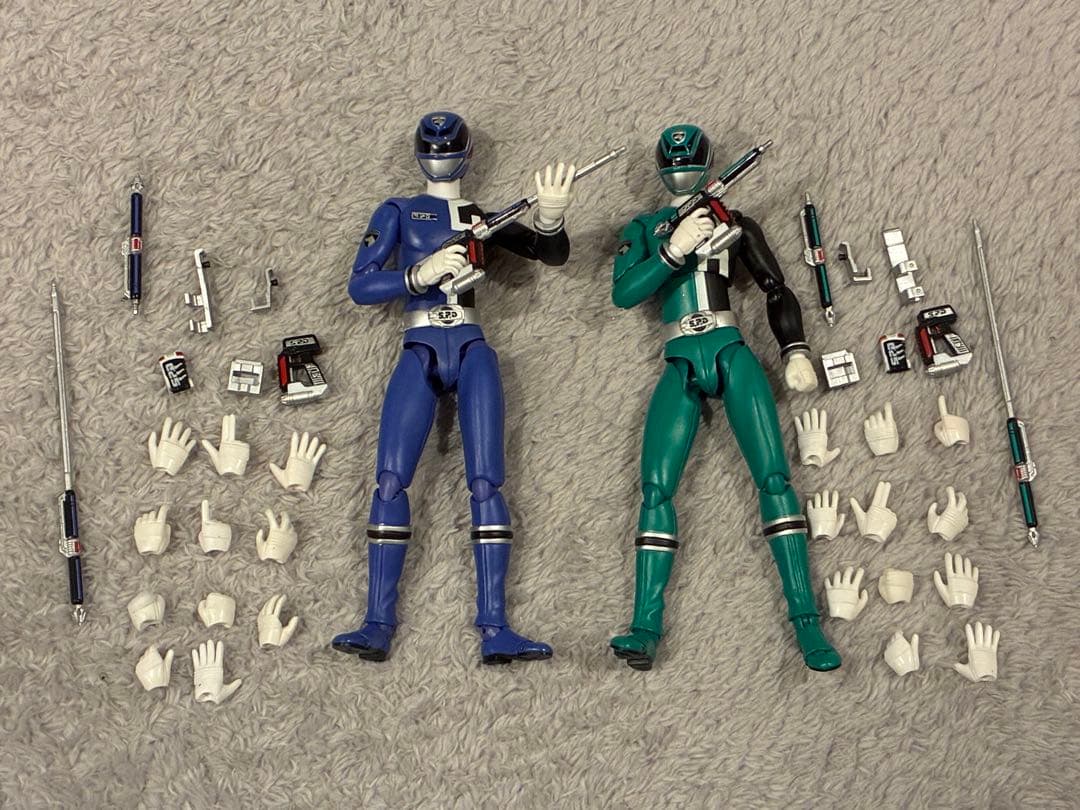 S.H.フィギュアーツ デカブルー＆デカグリーン