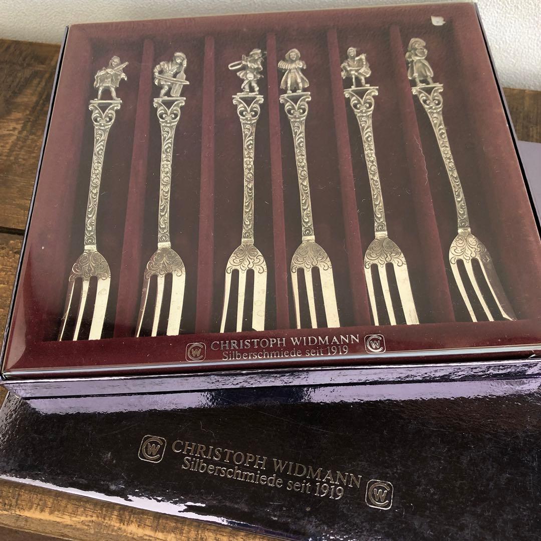 クリストフウィドマン シルバー925 フォーク6客セット 中世の音楽家