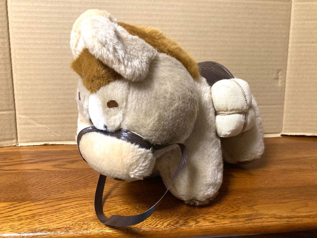 80年代 ビンテージ リトルハウス ロバ COFFEE BEAN ぬいぐるみ