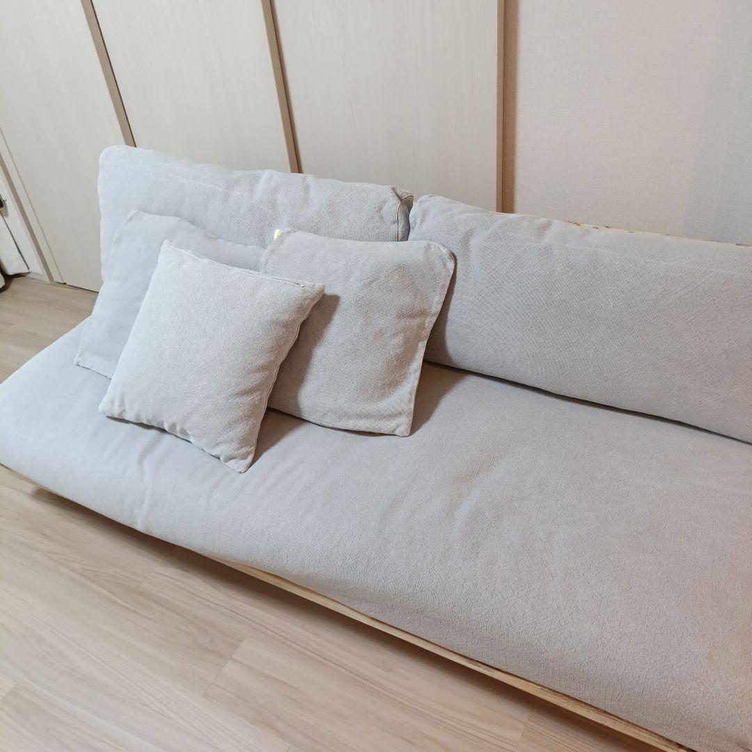 UNICOソファ　オットマン無し　3人掛け カウチソファ ソファ 3人掛け 4人掛け ファブリック コーナーソファ