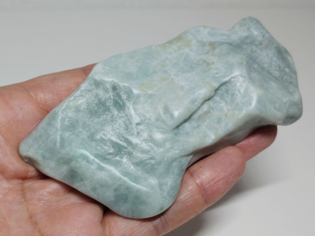 淡緑 194g 翡翠 ヒスイ 原石 鑑賞石 自然石 誕生石 鉱物 鉱石 水石 21oEHVydL2L._AC_UF350,