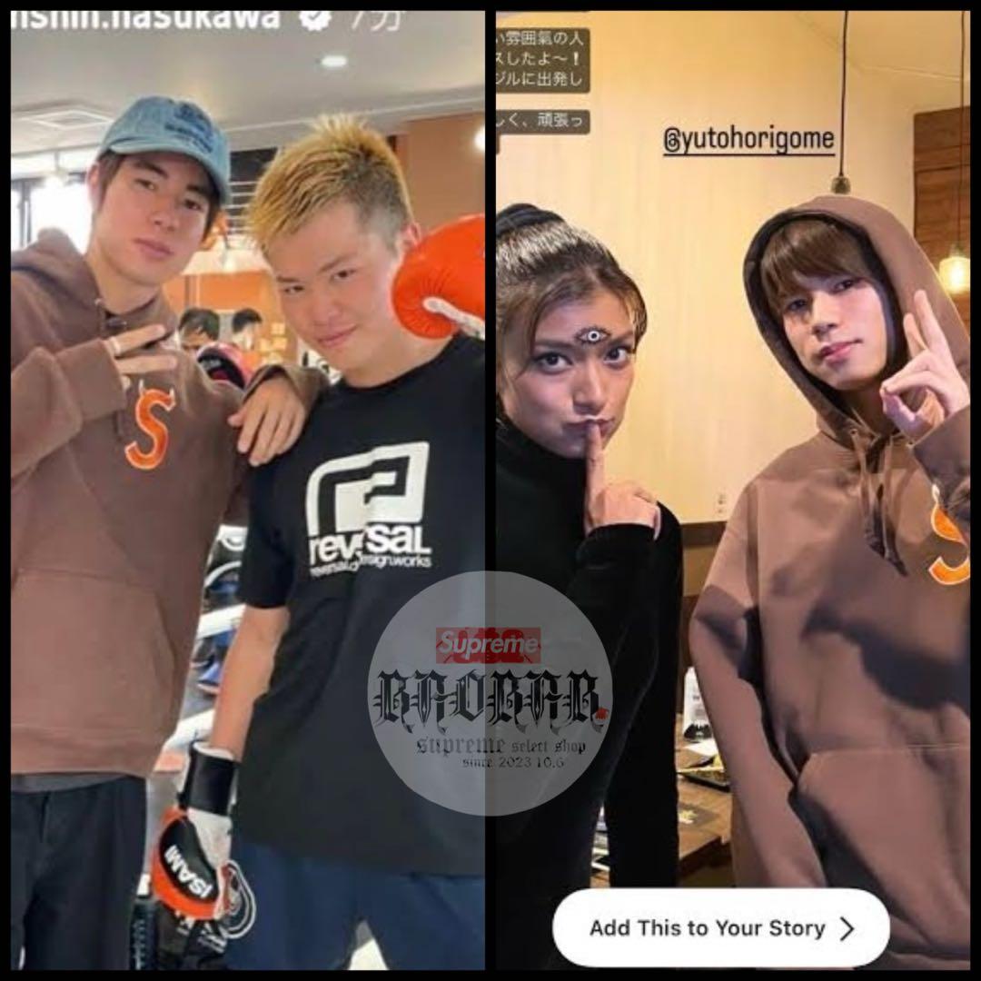 超激レア‼︎デビルSロゴ‼︎ツノ‼︎L‼︎】シュプリーム パーカー