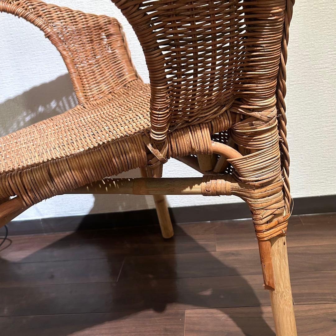 イケア アーゲン ラタンチェア IKEA AGEN - メルカリ