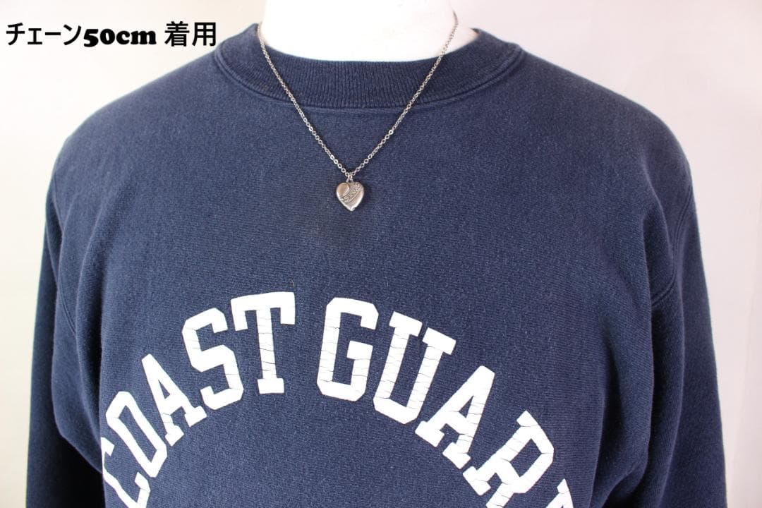 30s スウィートハートジュエリー スクロール NAVY 古着 波 アールデコ