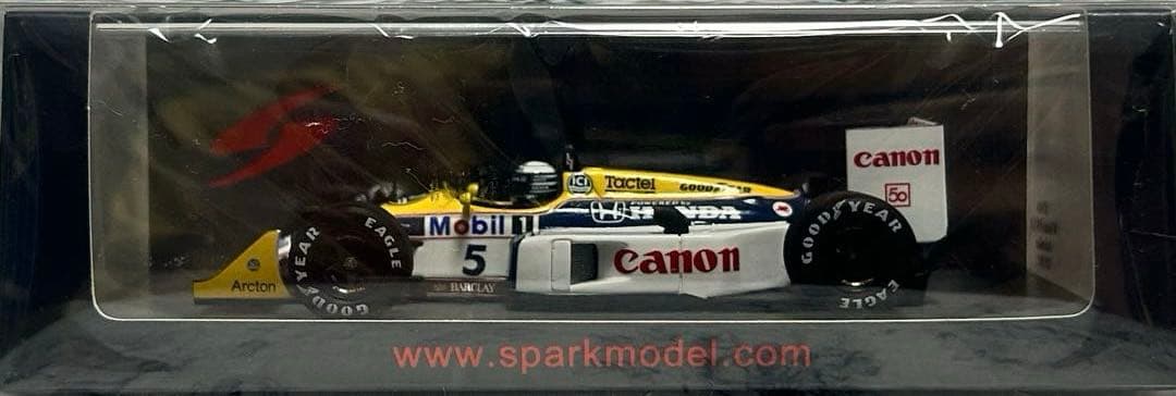 スパーク 1/43 ウィリアムズホンダ FW11B パトレーゼ 1987豪州GP Amazon | スパーク 1/43 ウィリアムズ FW11B オーストラリアGP 1987