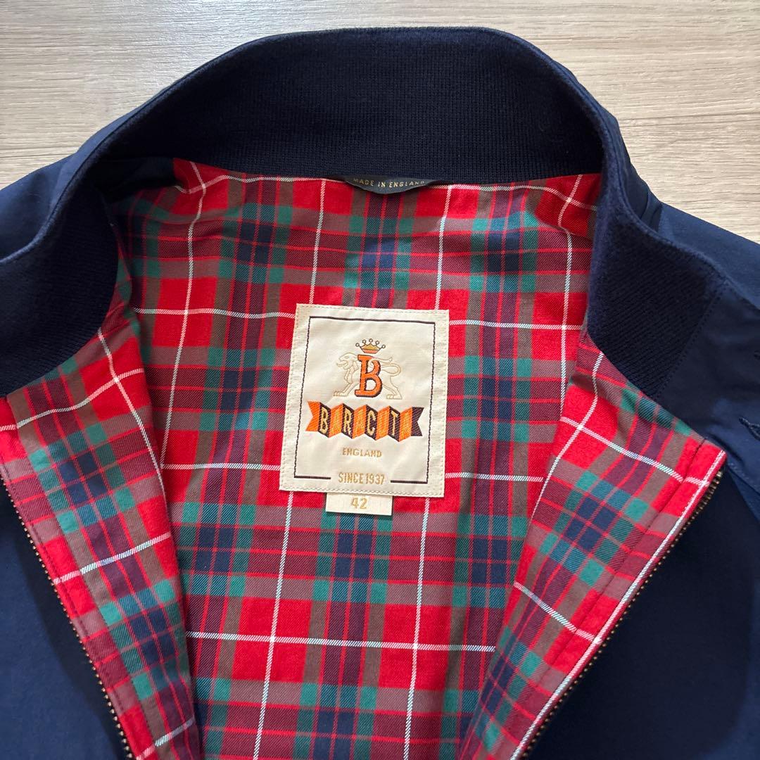 【極美品】バラクータ G9 ハリントンジャケット 42 英国製 ネイビー