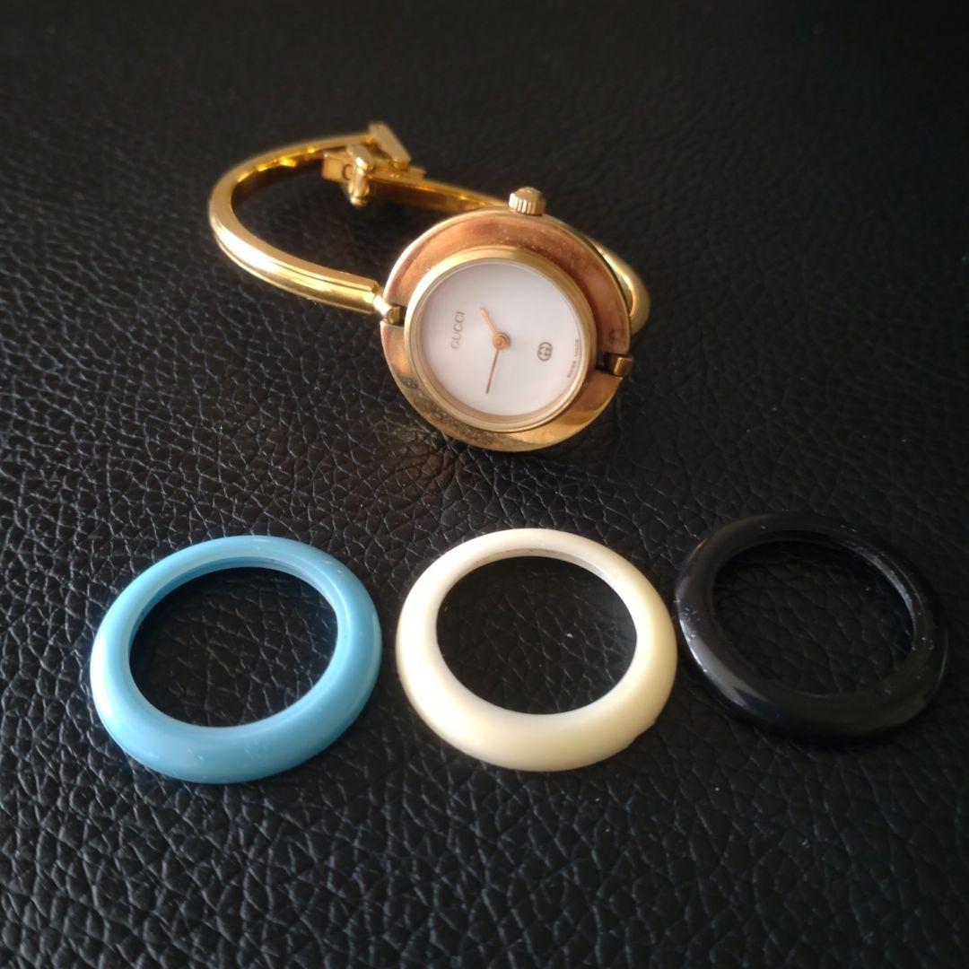 グッチ 11/12　レディース腕時計 チェンジベゼル ゴールド 　ジャンク