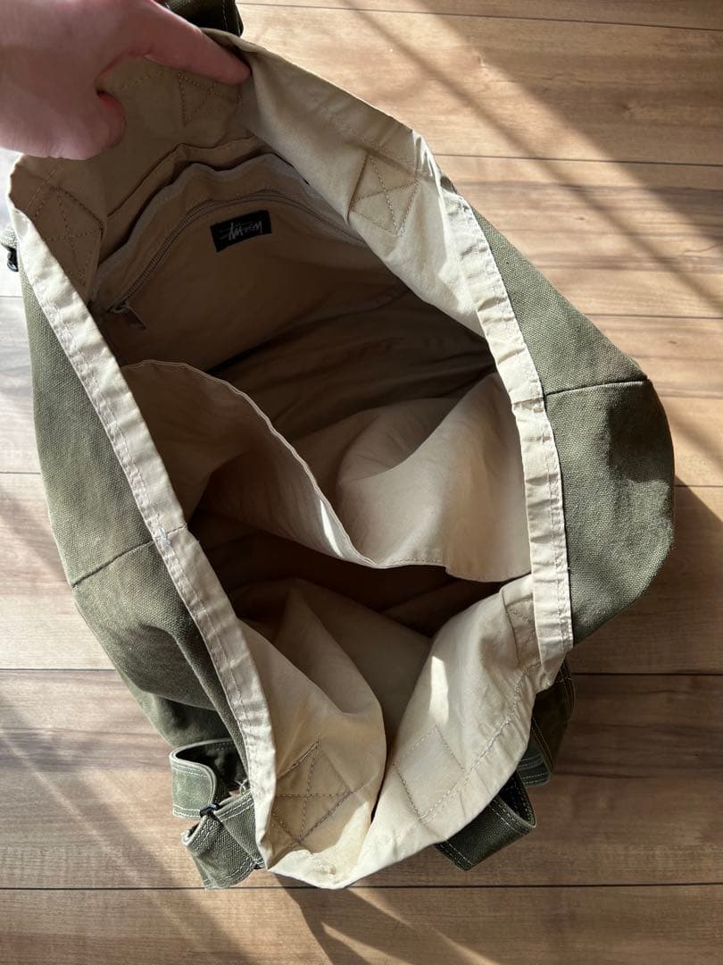 90s STUSSY × PORTER ファーストコラボ トートバッグ 紺タグ