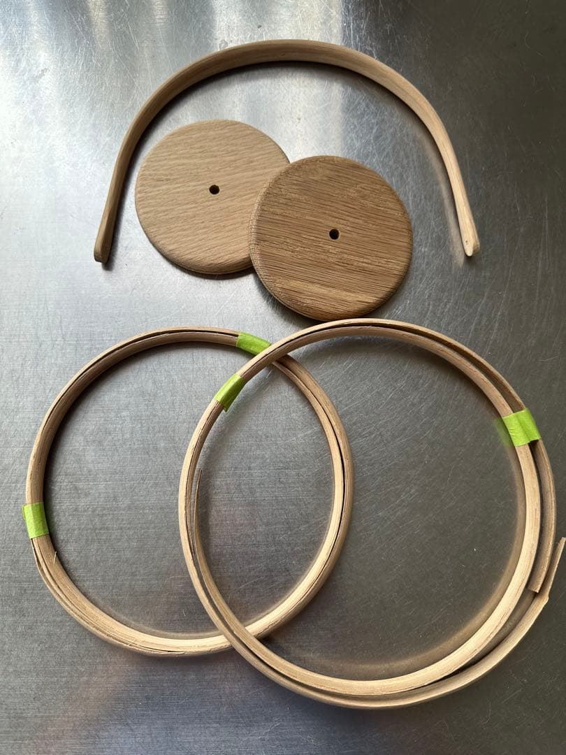 ゆうちぇる様 ナンタケットバスケット 5インチバスケットパース材料セット オーク ナンタケットバスケット 5インチラウンド - HANABASKET'S GALLERY