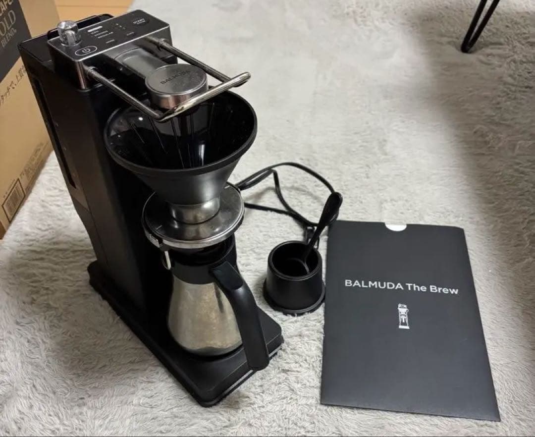 バルミューダ　コーヒーメーカー　説明書付き