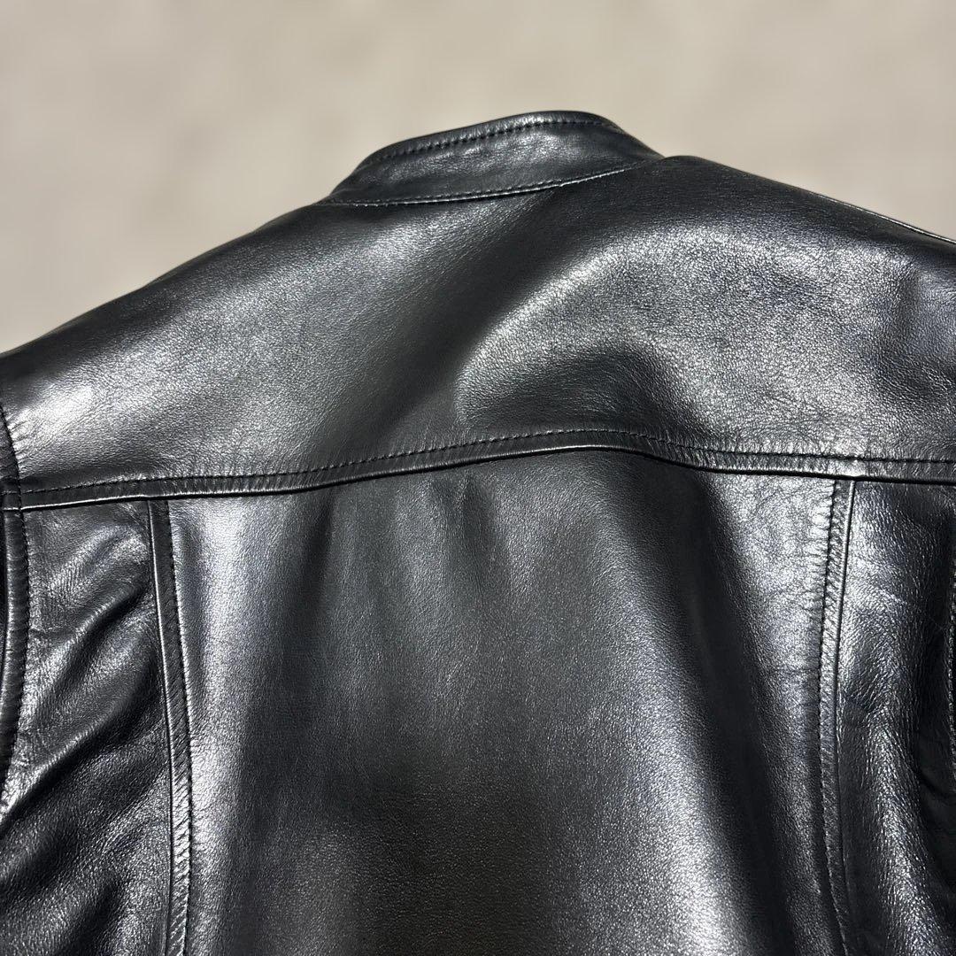 chocoleeel様専用ディースクエアード黒のレザーシングルライダースJK